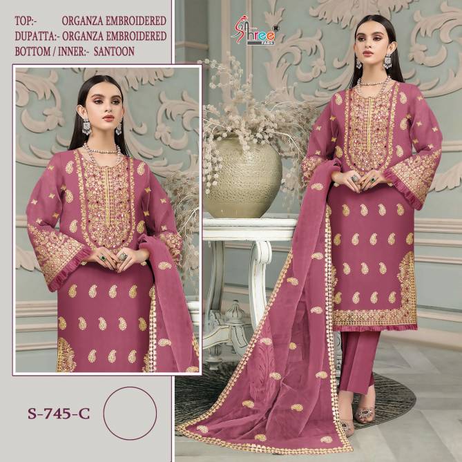S 745 Function Wear Wholesale Pakistani Dress Material
